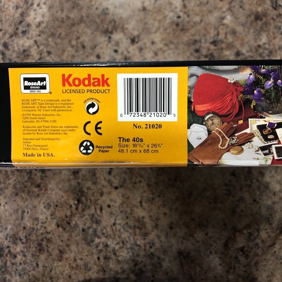 Kodacolor RoseArt 750 Piece Decades Puzzle 1940's  Theme Complete - Picture 4 of 6